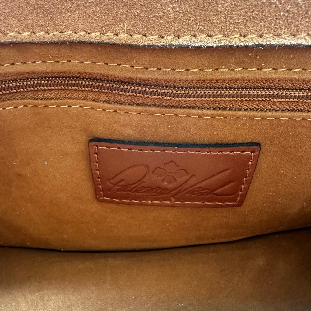 Patricia Nash Locri Tooled Leather Crossbody Purse - Picture 8 of 10